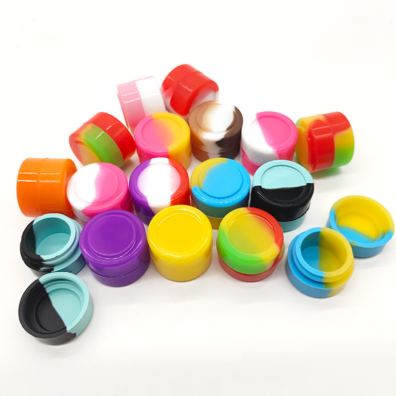 Nonstick Wax Containers Silicone Box 5ml Silicon Container Food Grade Jars  Tool Storage Jar Oil Holder For Vaporizer FDA Approved From Batteryfactory,  $0.33