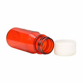 1 Oz Amber Oval Bottles /w Oral Adapters