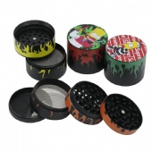 50mm 4 Layer Rick and Morty Zinc Alloy Herb Weed Grinder