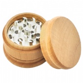 3-layer Grinder Natural Wooden Tobacco Spice Hand Herb Crusher for Smoking