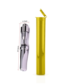 13x85mm Opaque Gold CR Tube for Vape Cart