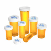 Amber Push and Turn Vials