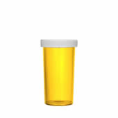 Opaque Black Push and Turn Vials