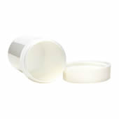 Opaque White Ointment Jars 1oz