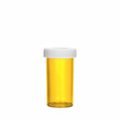 Push and Turn Vials in Amber