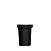Push and Turn Vials in Opaque Black
